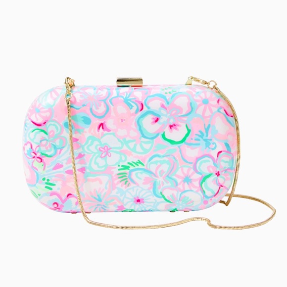 Lilly Pulitzer Handbags - Lily Pulitzer Lidia Minaudia clutch purse